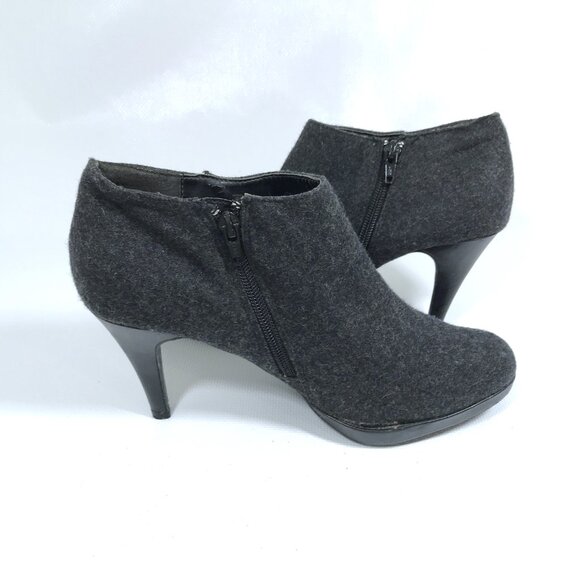 Wool Ankle Boots Gray Size 8.5 Candies - Picture 4 of 7